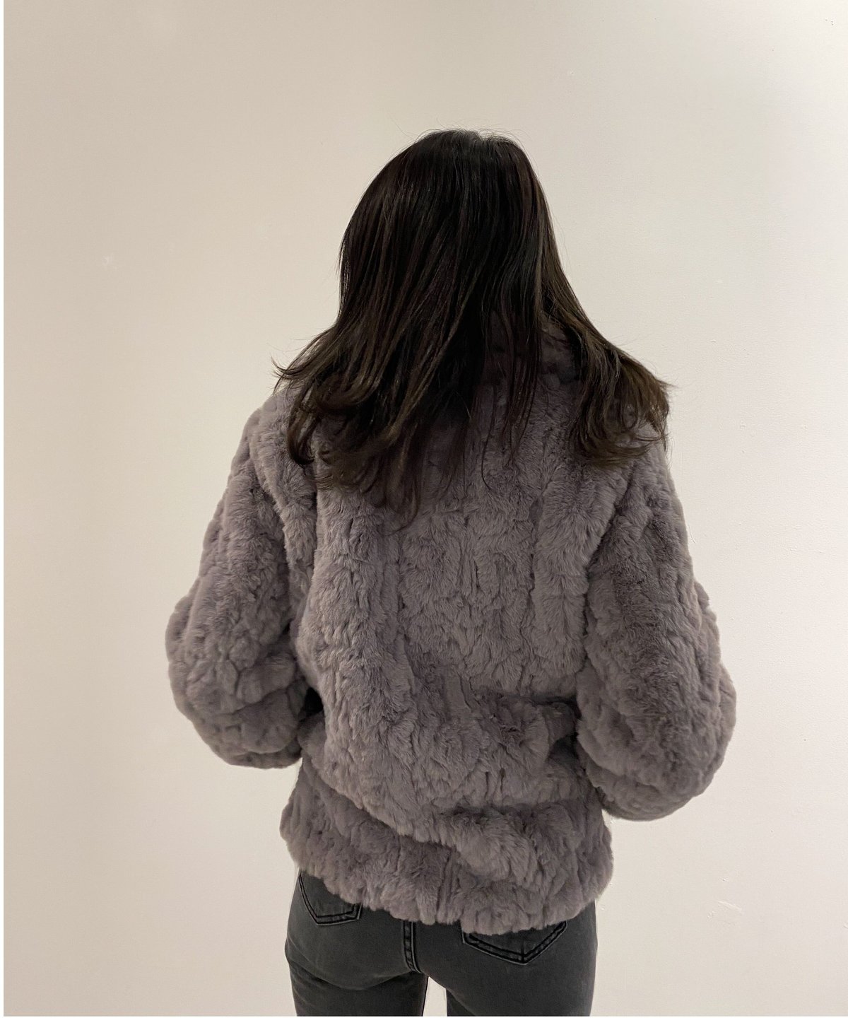 smooth far coat | LAZY AND EASY