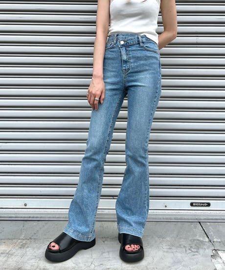 ｟即納｠unbalance west denim pants