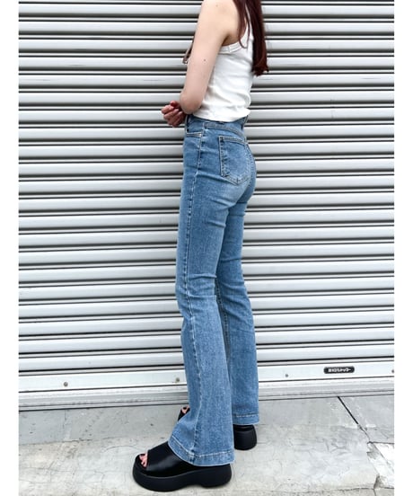 ｟即納｠unbalance west denim pants