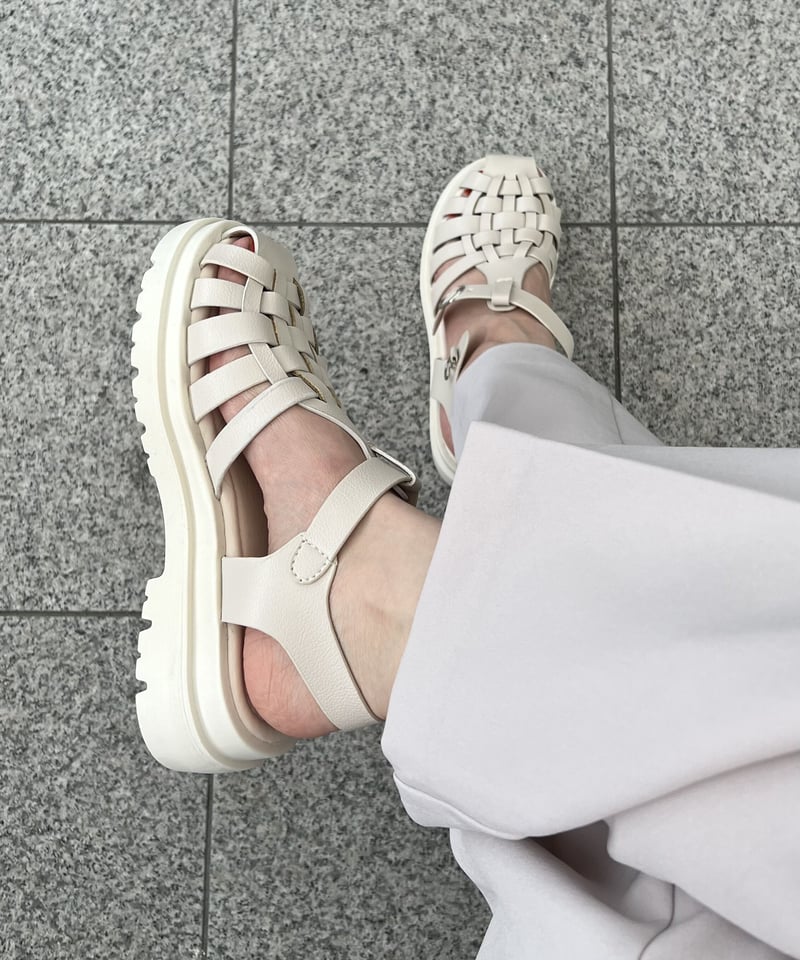 volume sole gurkha sandal | LAZY AND EASY volume sole gurkha sandal | LAZY AND EASY