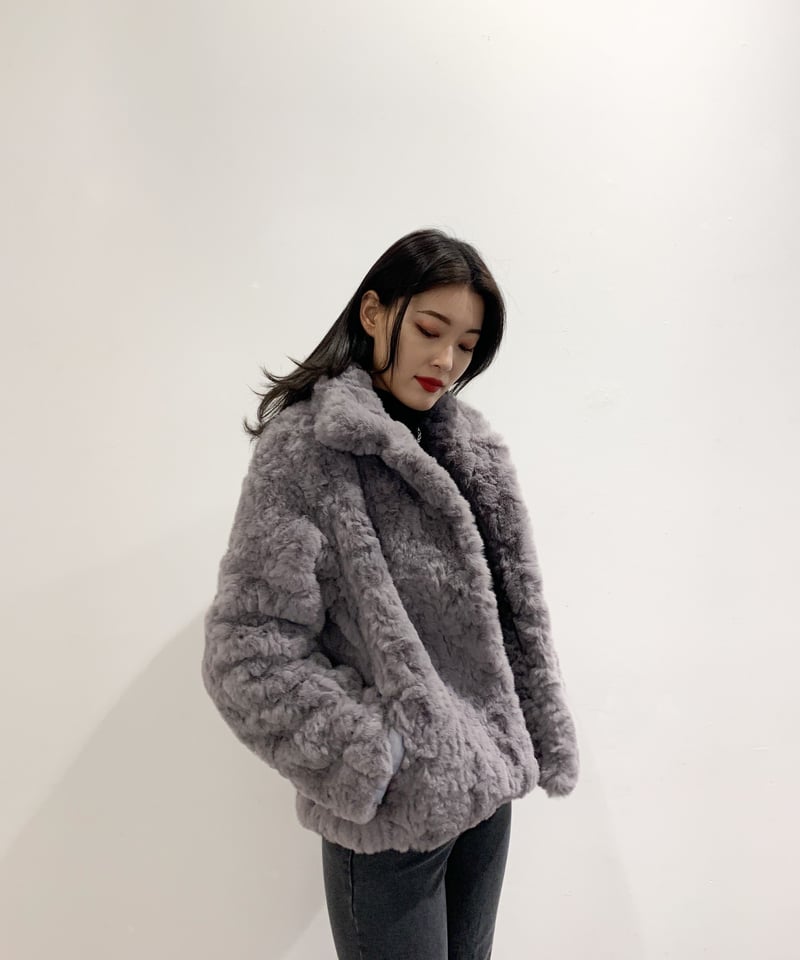 smooth far coat | LAZY AND EASY