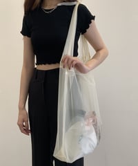 see-through wide tote