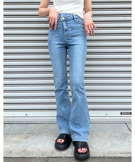 ｟即納｠unbalance west denim pants