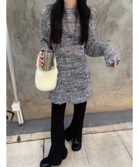 mix long knit