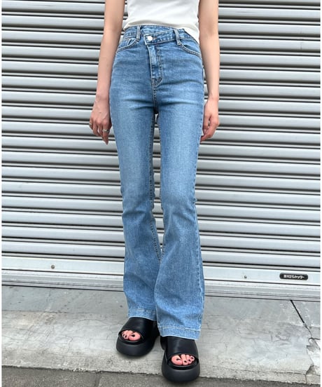 ｟即納｠unbalance west denim pants