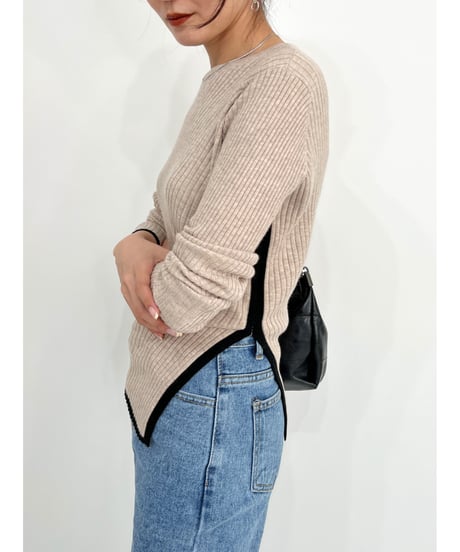 bicolor lib knit