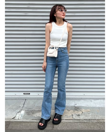 ｟即納｠unbalance west denim pants