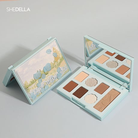 SHEDELLA 幾朵浪漫アイシャドウパレット (油絵パレット)