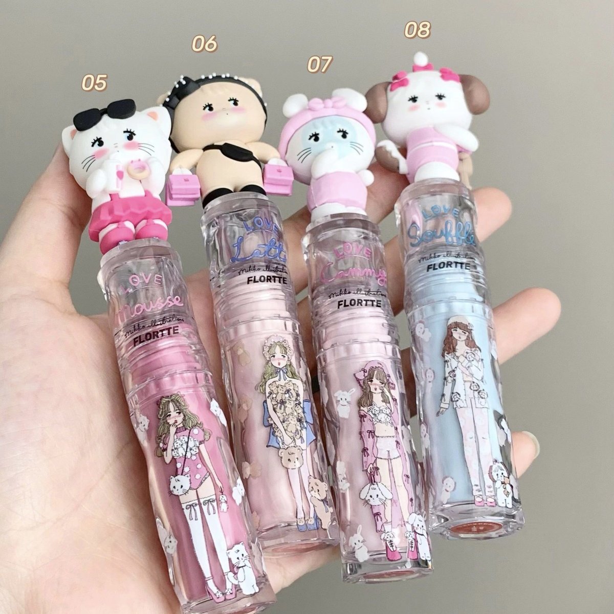 mikko illustrations FLORTTE アイライナー中華コスメ