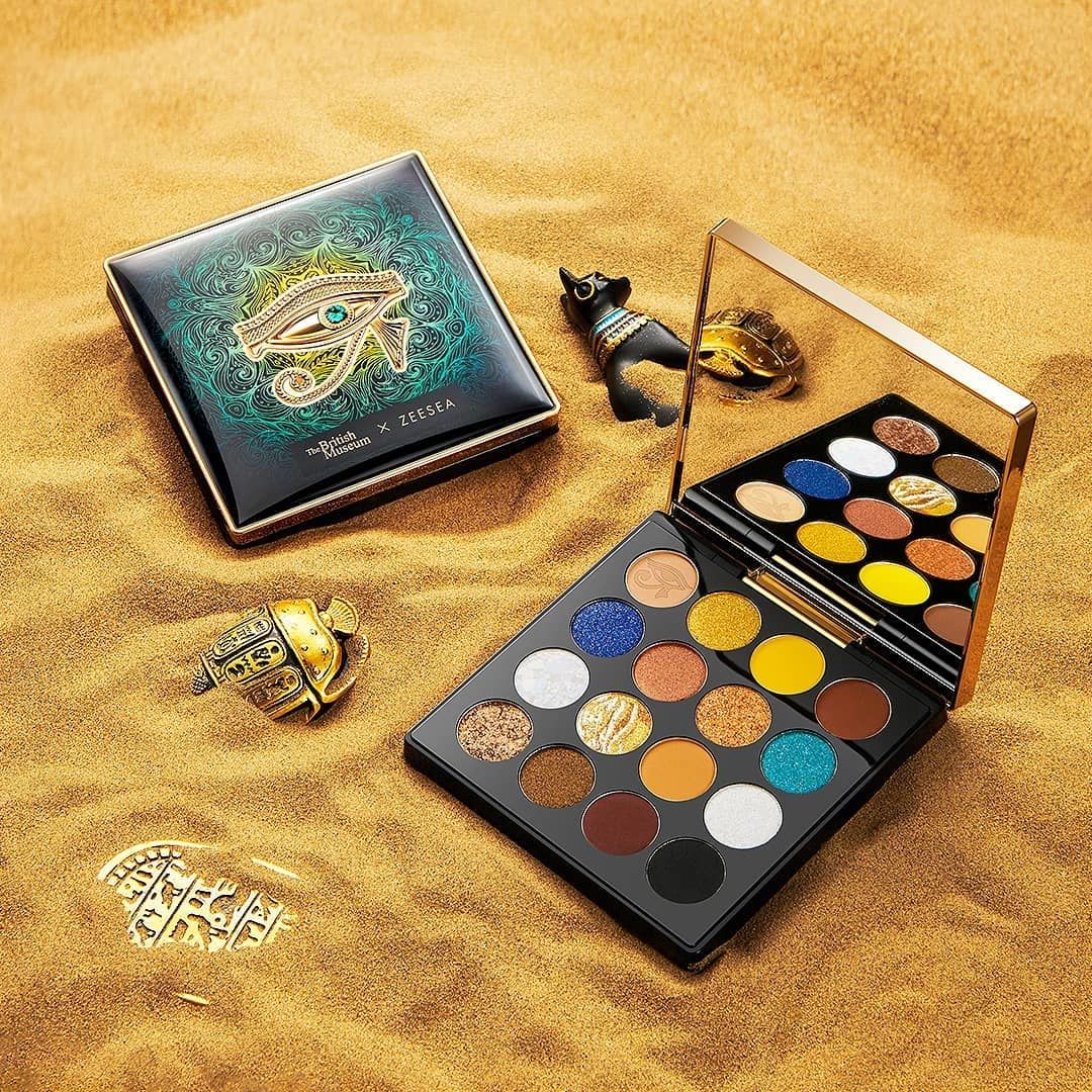 Zeesa ZEESEA × 大英博物館 16 Colors Eyeshadow Tray | JUMEI...