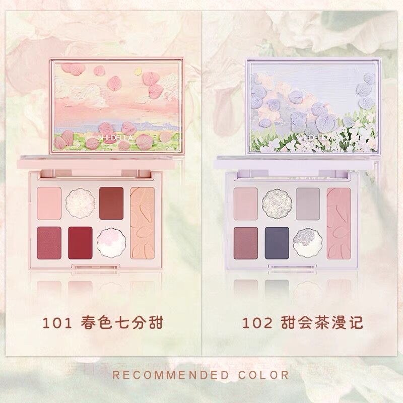 SHEDELLA 幾朵浪漫アイシャドウパレット (油絵パレット) | JUMEI｜中国