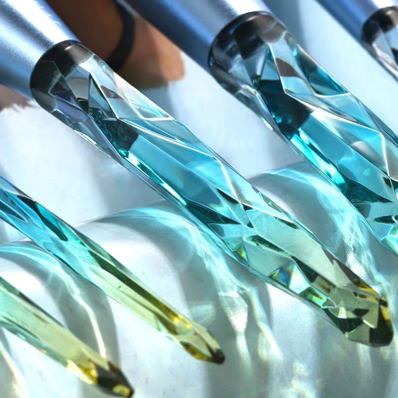 SHEHAS Diamond Crystal Makeup Brush Set #海洋之心 |