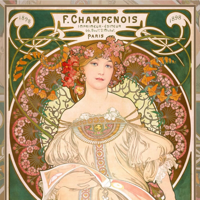 LANSUR × V&A博物館 - アルフォンス・ミュシャ Mucha Fantasy Gir