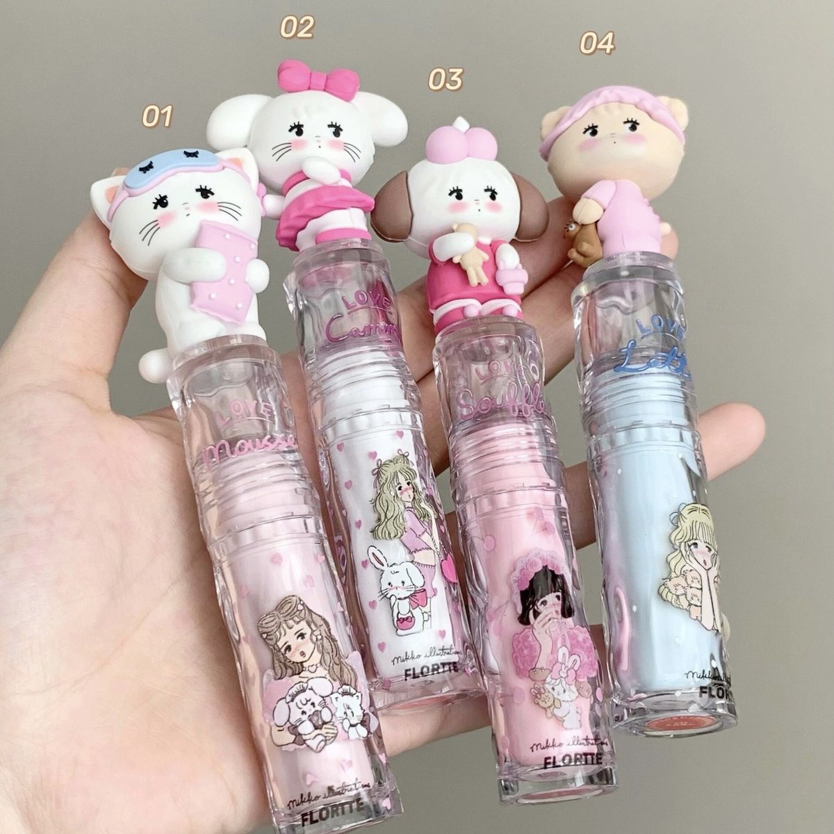 FLORTTE×mikkoコラボリップ12本 Flortte × mikko illustrations Lip Tint | JUMEI｜