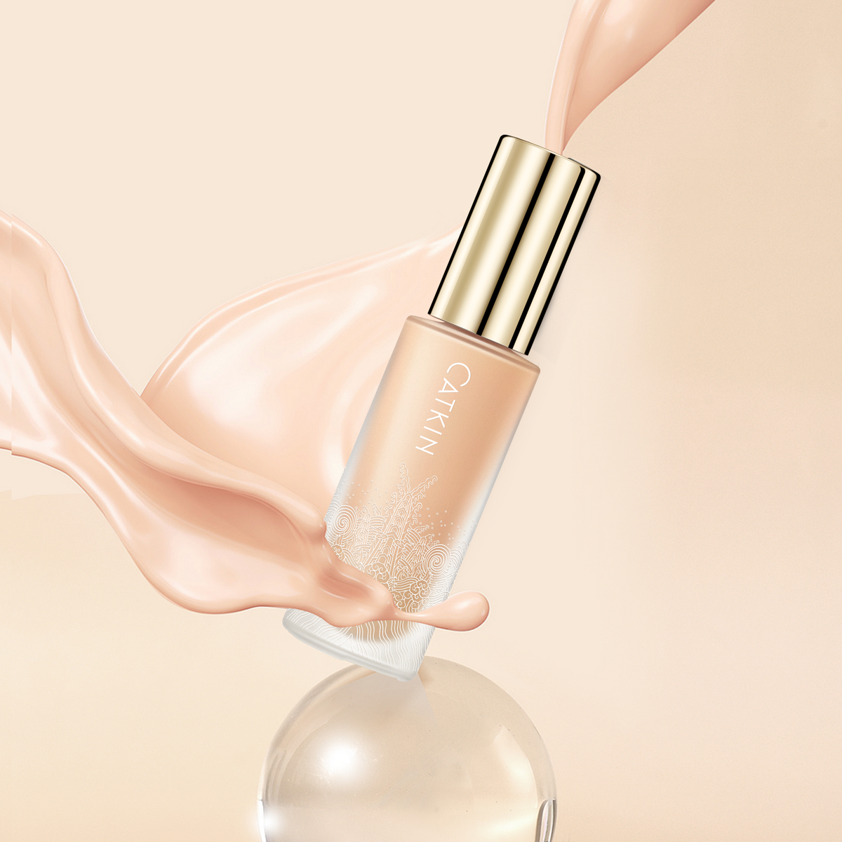 CATKIN 「浮生大夢」紫雪参養肤粉底液 (リキッドファンデ) | JUMEI