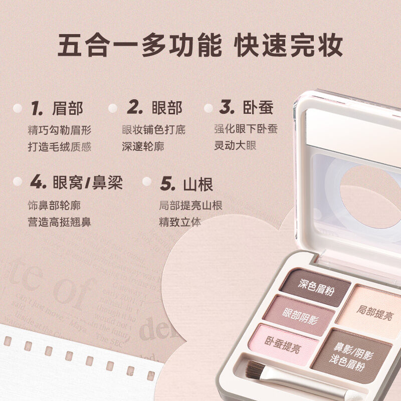 Judydoll Multi 5 Color Palette | JUMEI|中国コスメ・中華 Judydoll Multi 5 Color Palette | JUMEI|中国コスメ・中華