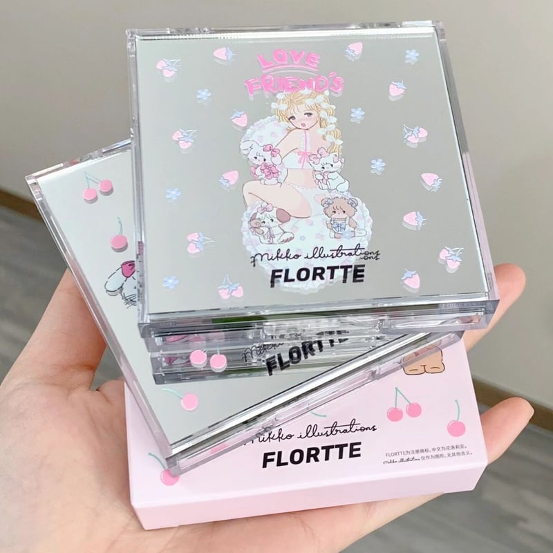 mikko illustrations FLORTTE アイライナー　中華コスメ Amazon | フロレット FLORTTE MIKKOコラボ リキッド アイ