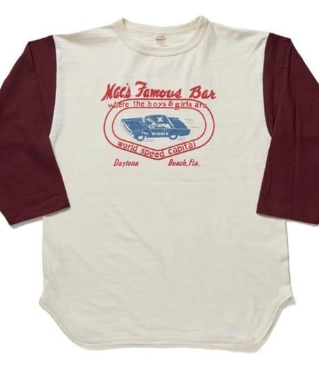 WAREHOUSE & CO.  Lot 4800 7分袖ベースボールT MAC’S FAMOUS BAR