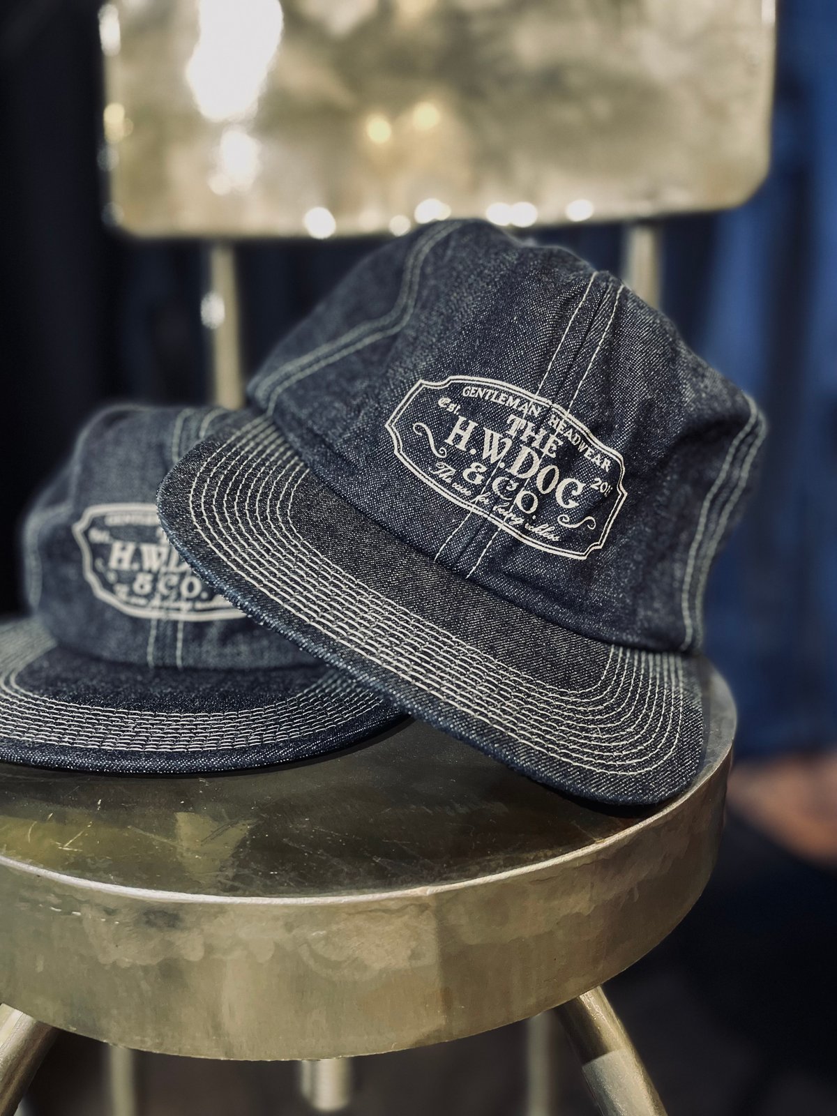 THE H.W.DOG&CO. TRUCKER CAP DENIM | STYLE FACTO