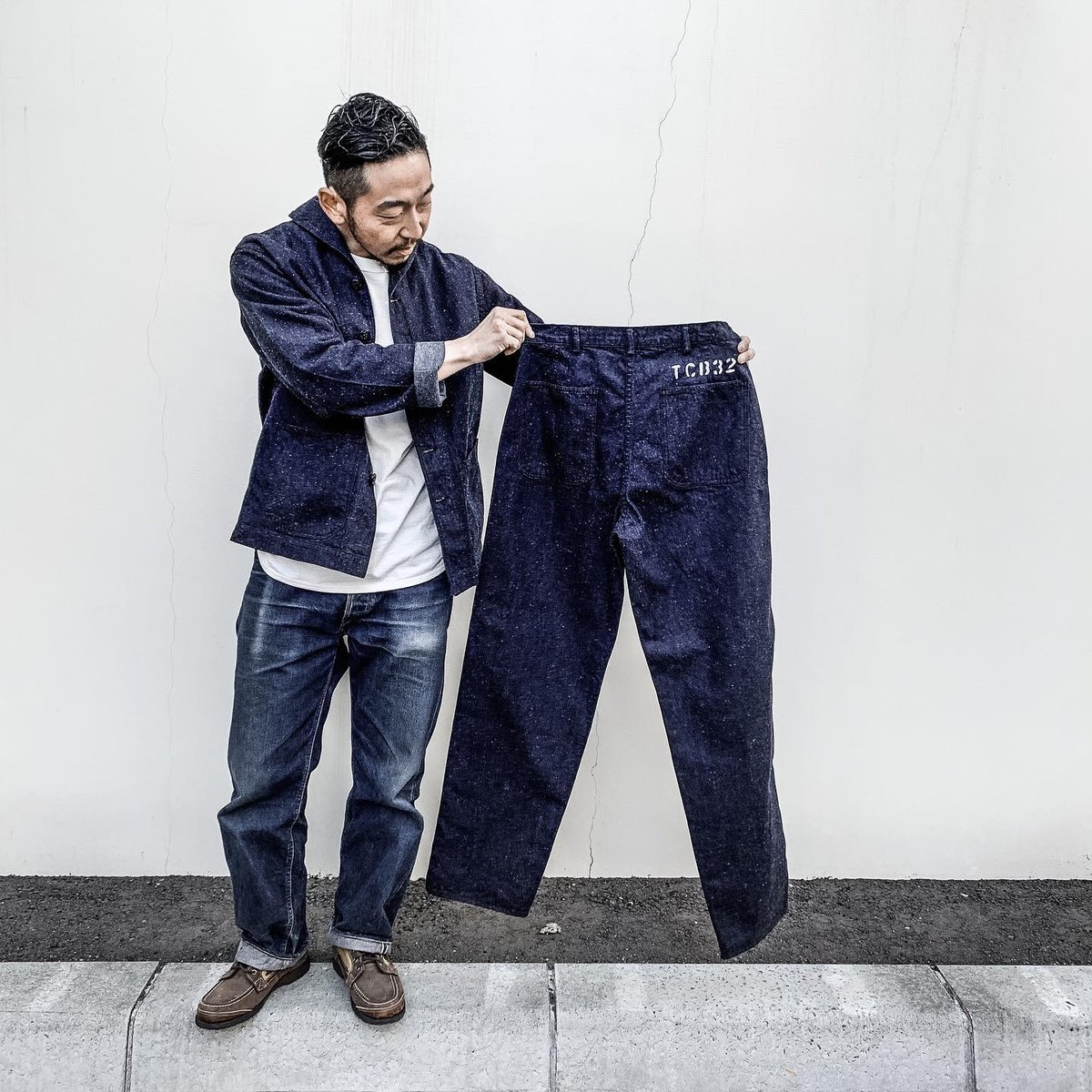 TCBJEANS SEAMENS TROUSERS/USNデッキパンツ 32 SEAMENS TROUSERS / USN デッキパンツ | STYLE FACTORY &