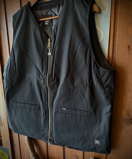 BLUCO V NECK DUCK VEST BLACK