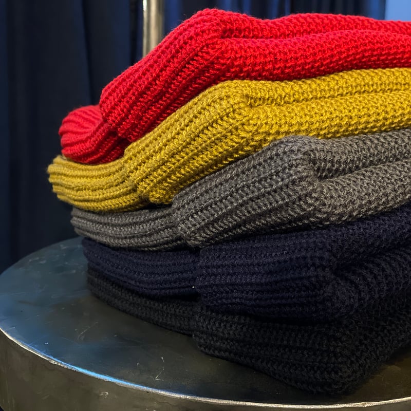 帽子 DOG&CO WOOL ACRYL DOG WATCH CAP - Navy THE H.W.DOG&CO. 40S WATCH CAP D-00989 公式通販