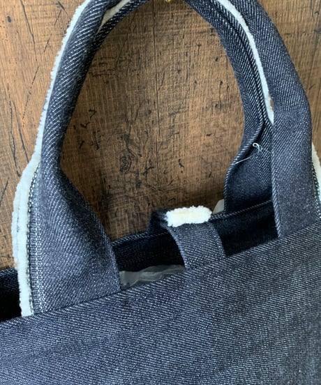 H.a.r.U made DENIM MINI TOTE BAG