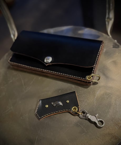 DUSTY ROAD.CO Single Button Trucker Wallet