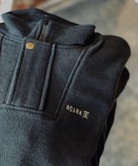 ROARK H/W HEMPCOTTON H/Z SWEAT COLOR BLACK