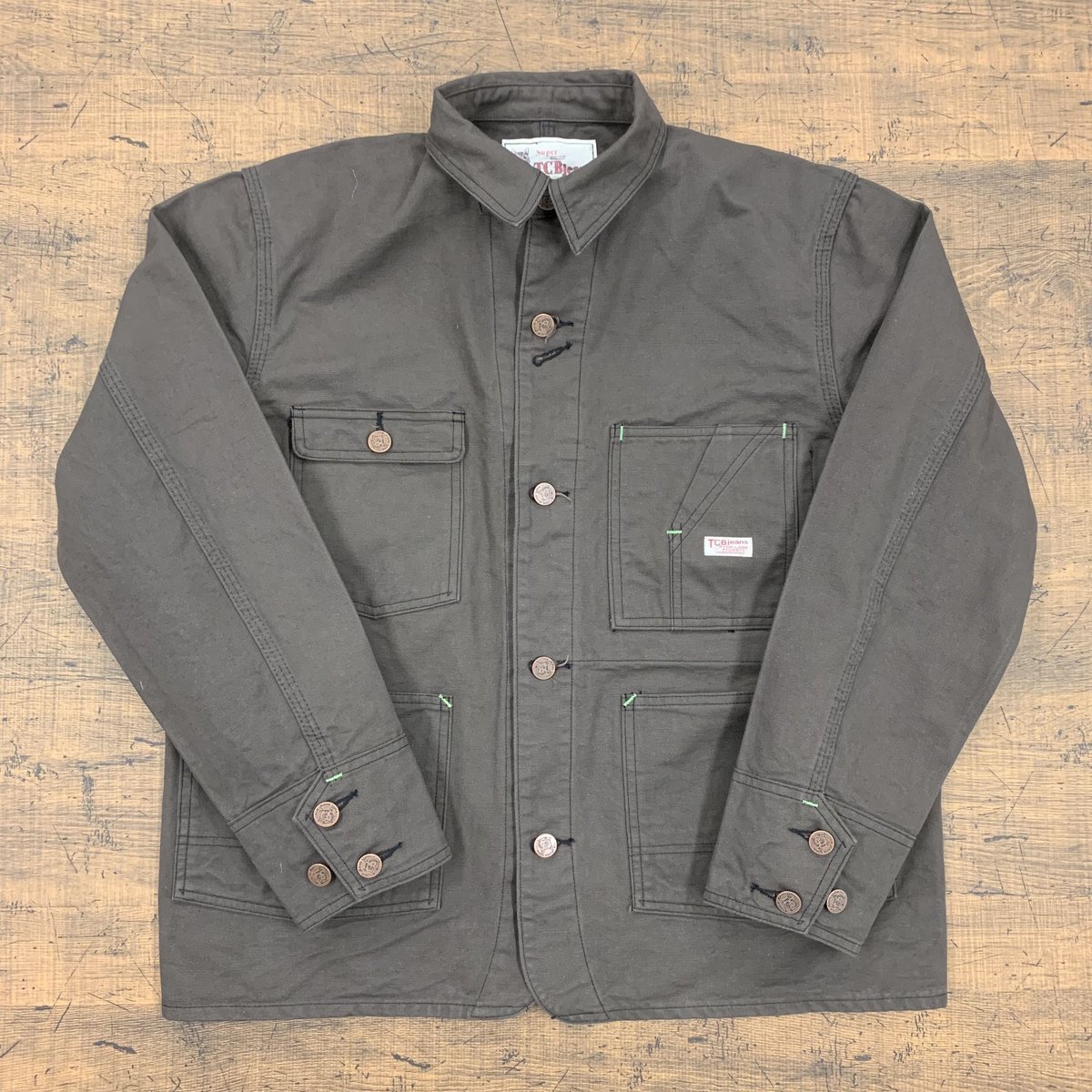 TCB jeans TCB TABBYS JACKET Charcoal Grey Duck