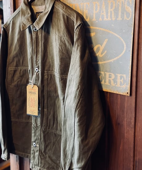 ORGUEIL Green Denim Jacket【OR-4300】