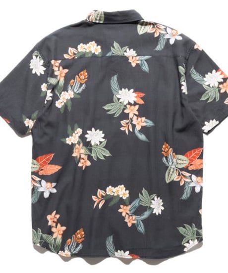 ROARK "PALAWAN FLORAL" JOURNEY S/S COLOR: BLACK