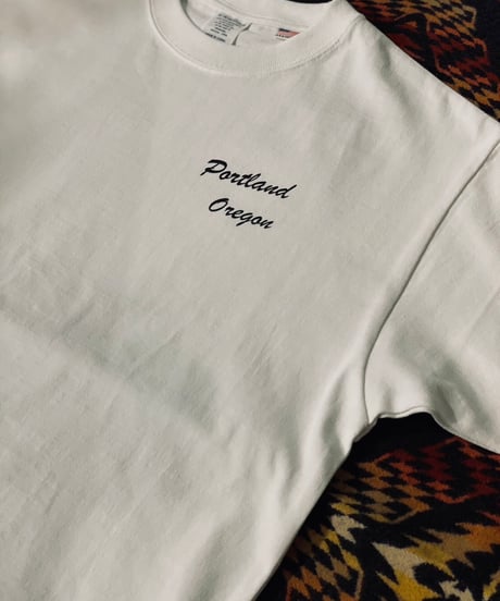 STYLE FACTORY & CO. ORIGINAL T SHIRT 【PORTLAND OREGON】White×Black