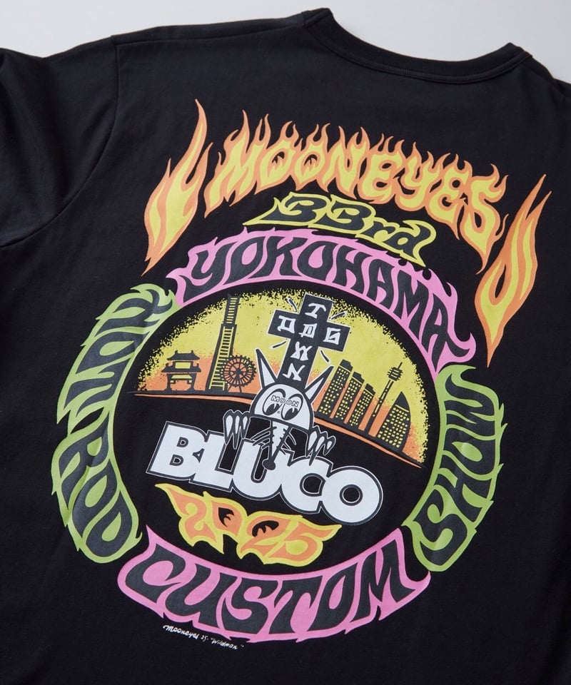 BLUCO (MOONEYES X DOGTOWN X BLUCO) ポケットTシャツ -FI