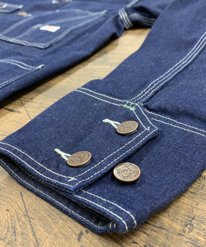 TCBカバーオール　tabbys jacket インディゴ　サイズ36 中古・古着通販】TCB jeans (ティーシービー ジーンズ