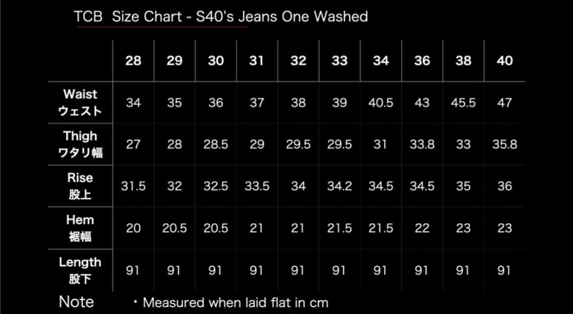 最終値下【新品】TCB jeans S40's Jeans 38 赤ネーム b3ca214b28fdb5689da5babf901fe7