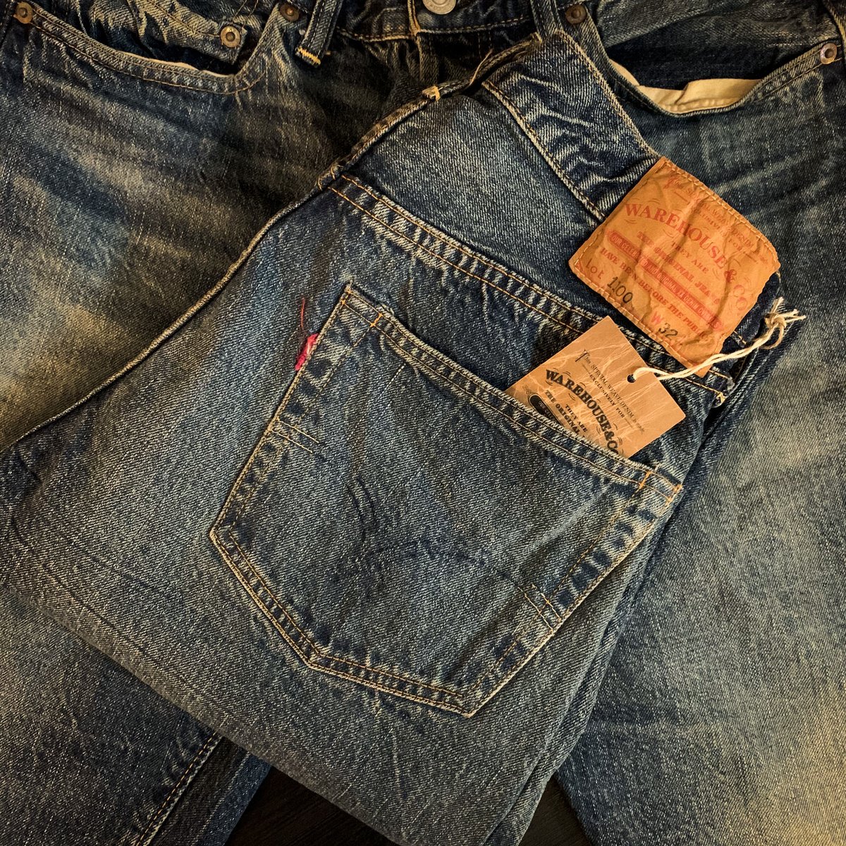 WAREHOUSE & CO. 2ND-HAND 1100 淡 WAREHOUSE 2ND-HAND 1100 (USED WASH 淡) 1100 – HINOYA Online