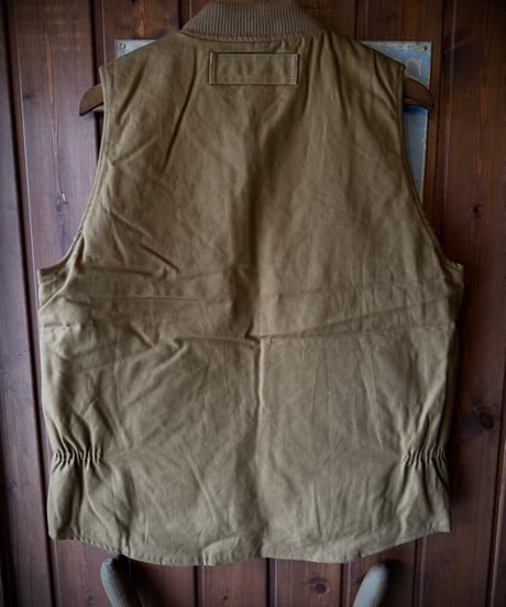 BLUCO RIB COLLAR DUCK VEST BROWN