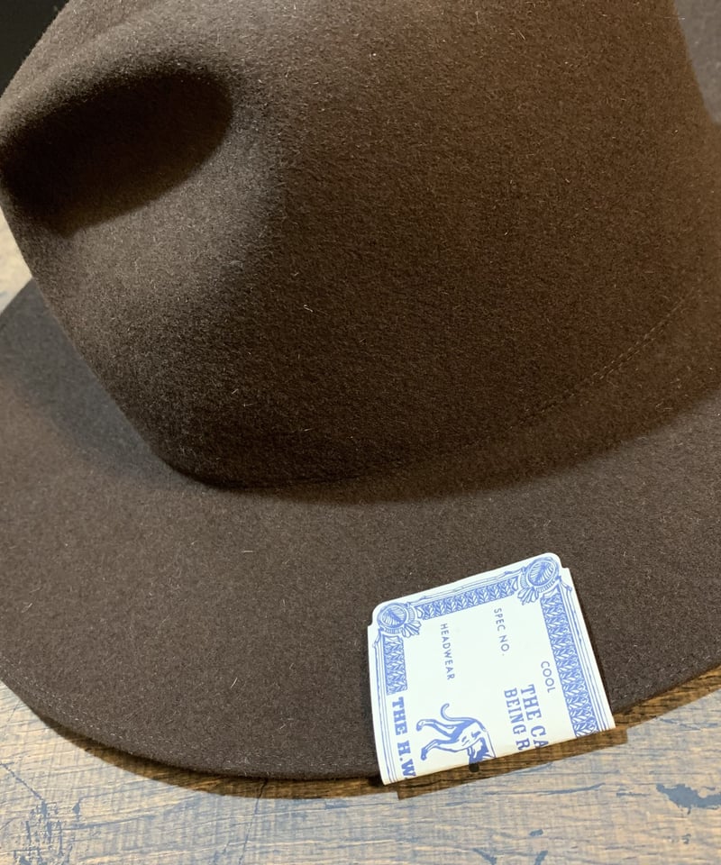 THE H.W. DOG & CO TRAVELERS HAT 38 つば広 THE H.W. DOG & CO TRAVELERS HAT 38 つば広 THE H.W. DOG & CO