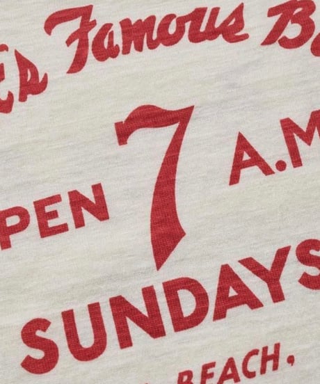 WAREHOUSE & CO.  Lot 4800 7分袖ベースボールT MAC’S FAMOUS BAR