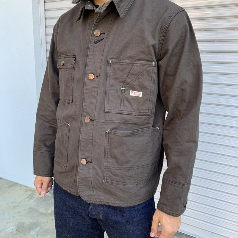 TCB jeans TCB TABBYS JACKET Charcoal Grey Duck