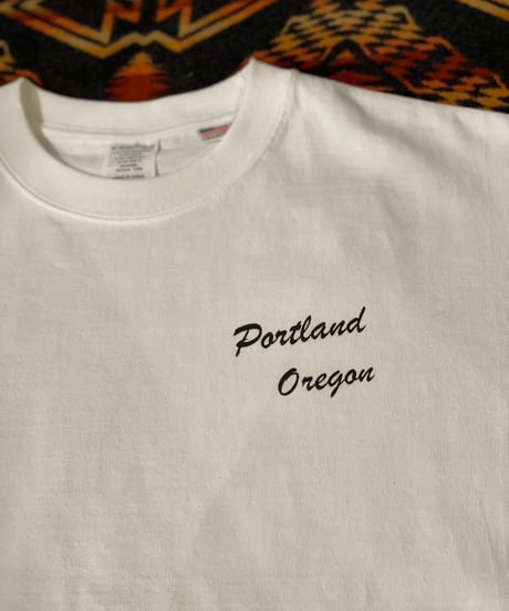STYLE FACTORY & CO. ORIGINAL T SHIRT 【PORTLAND OREGON】White×Black