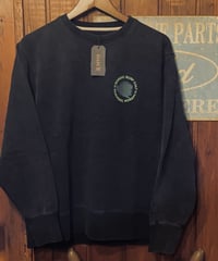 “SURF CULT” CREW SWEAT COLOR: BLACK