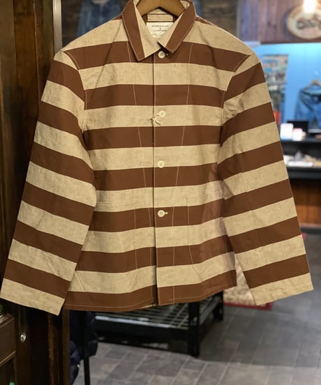 WAREHOUSE & CO.  Lot 2215 BROWN PRISONER JACKET アップリケ