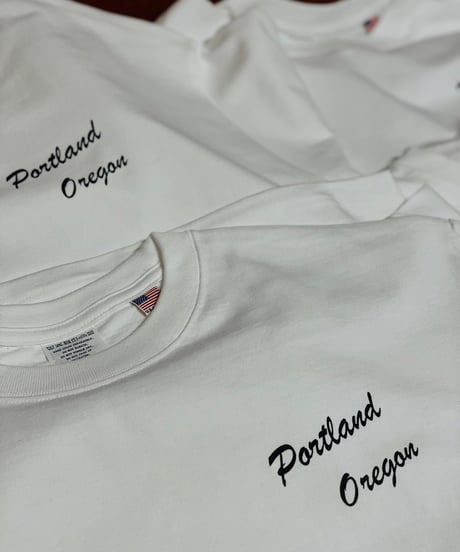 STYLE FACTORY & CO. ORIGINAL T SHIRT 【PORTLAND OREGON】White×Black