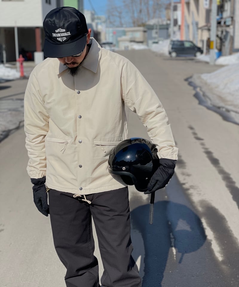 BLUCO 60/40 チンスト　コーチジャケット ベージュ　XL 60/40 CHIN STRAP COACH JACKET – BLUCO. INC