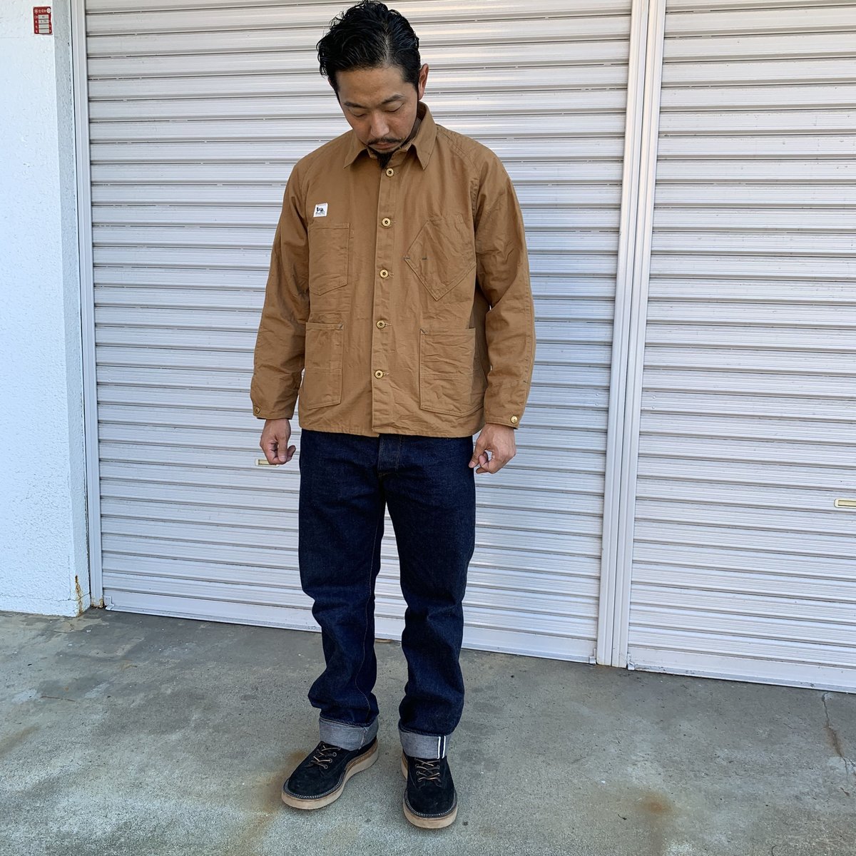 TCB jeans TCB BLACK CAT JK BROWN DUCK | STYLE F