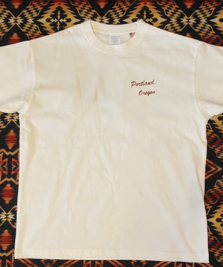 STYLE FACTORY & CO. ORIGINAL T SHIRT 【PORTLAND OREGON】Natural×Brown