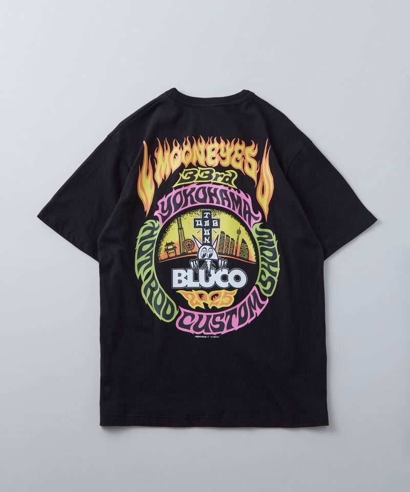 BLUCO (MOONEYES X DOGTOWN X BLUCO) ポケットTシャツ -FI