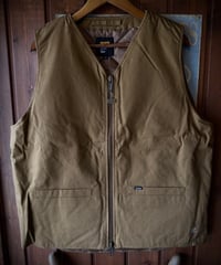 BLUCO V NECK DUCK VEST BROWN